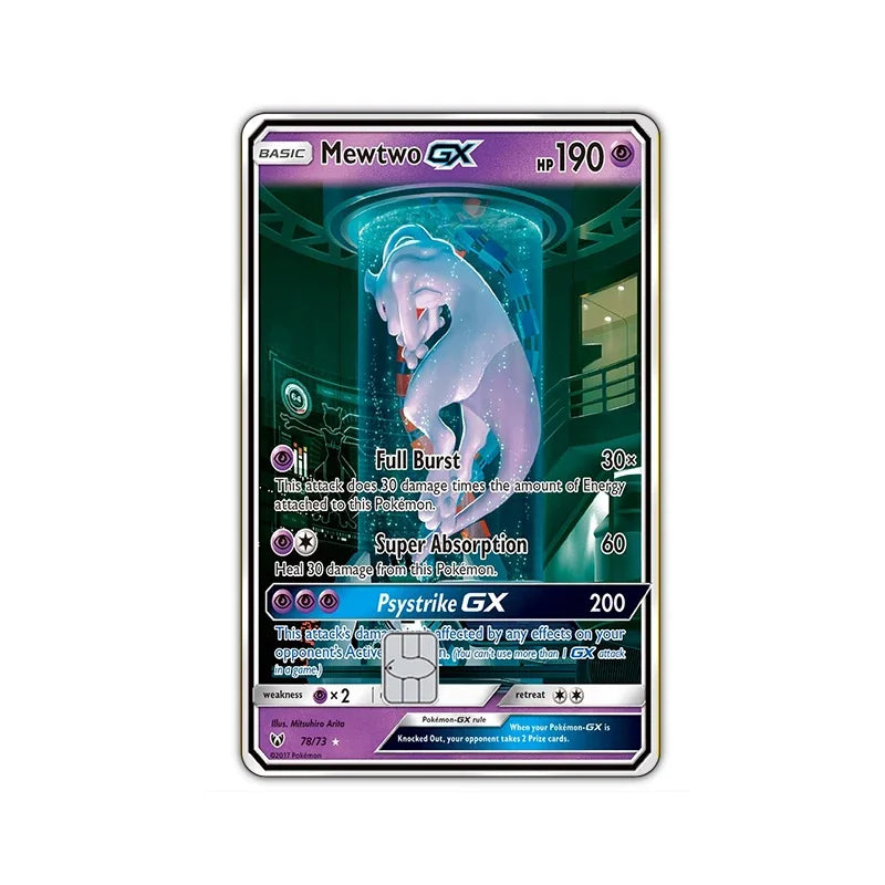 Mewtwo Credit Card Skins