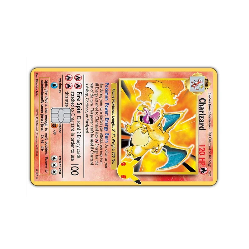 Charizard Credit Card Skins