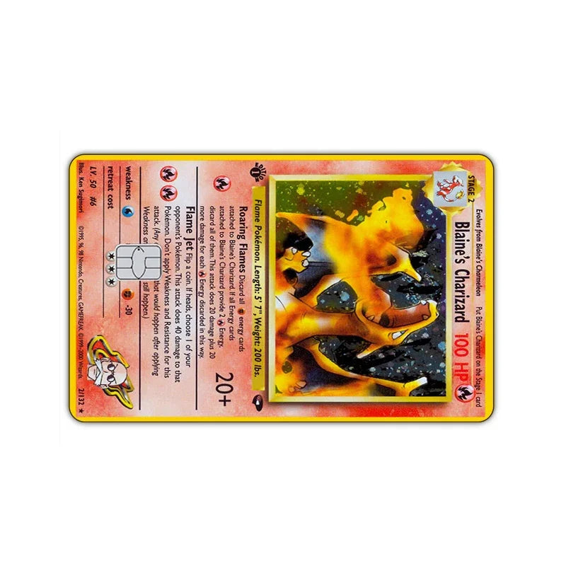 Charizard Credit Card Skins