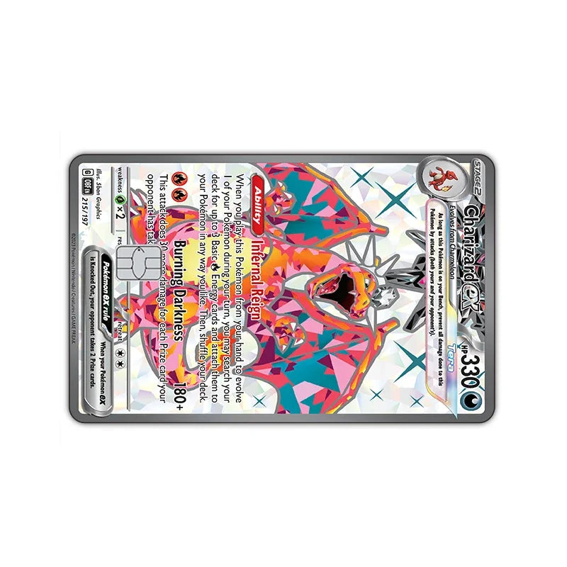 Charizard Credit Card Skins