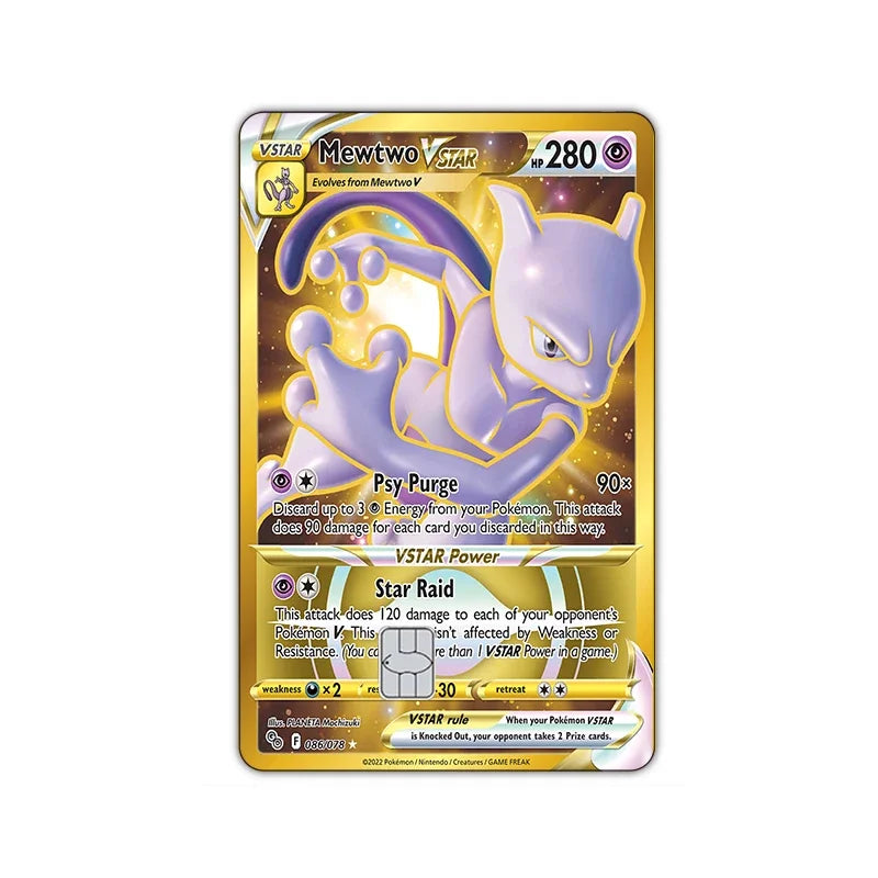 Mewtwo Credit Card Skins