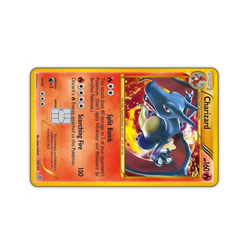 Charizard Credit Card Skins