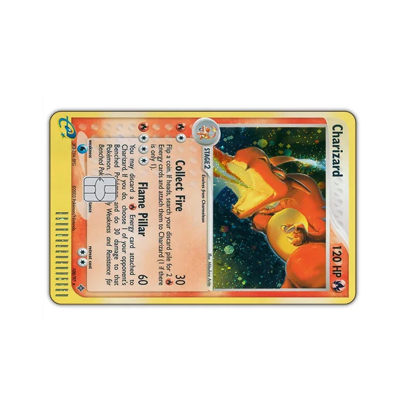 Charizard Credit Card Skins