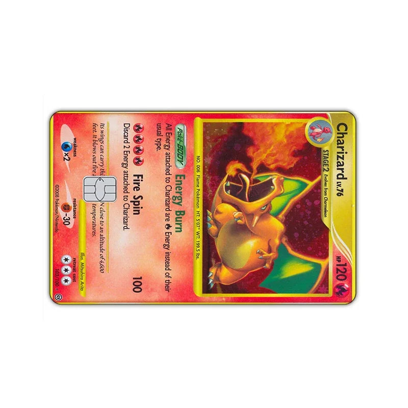 Charizard Credit Card Skins