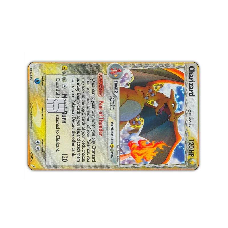 Charizard Credit Card Skins