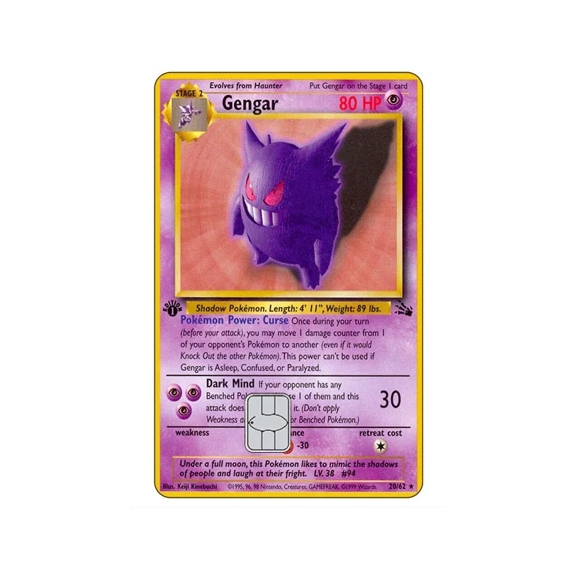 Gengar Credit card Skins